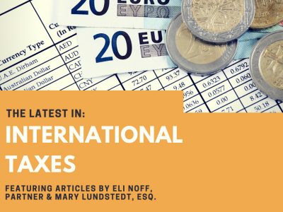 New E-Book: The Latest In International Taxes